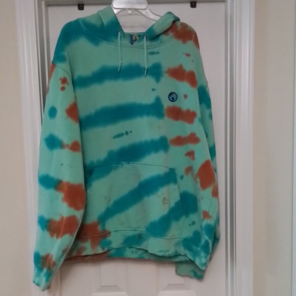 Bored Teenager Tie Dye Hoodie XXL